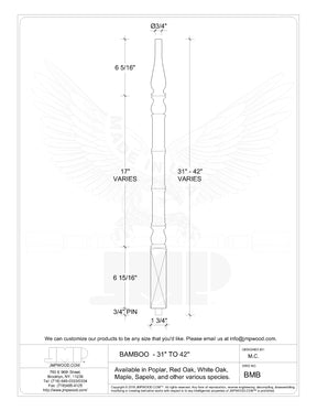 Bamboo Baluster