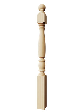 Bordeaux 955-4BT Series Ball Top Newel Post (3-1/2")