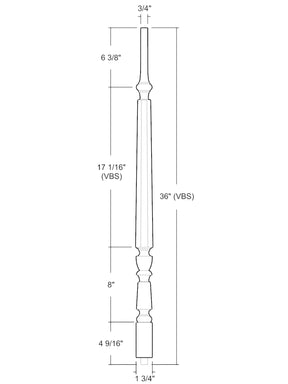 Brownstone Baluster