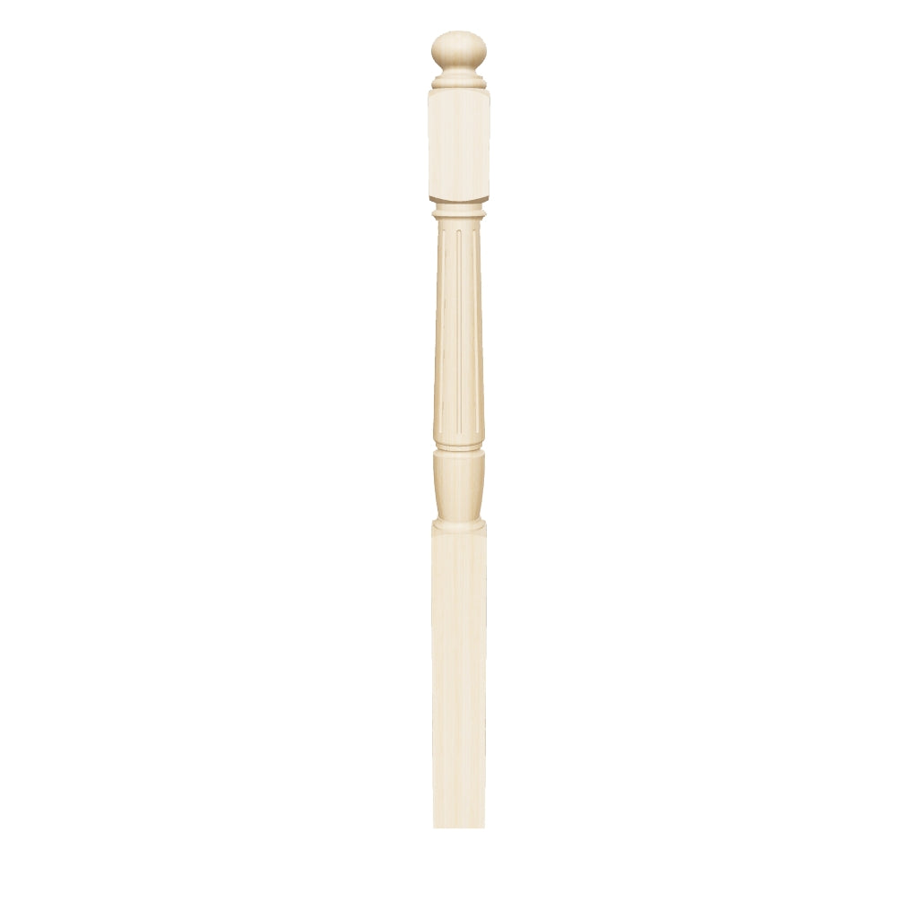 Chicago Post to Post Newel (Fluted)