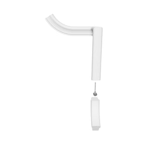 Fitting 50 - Level Quarter Turn Gooseneck Fitting (Left Hand)