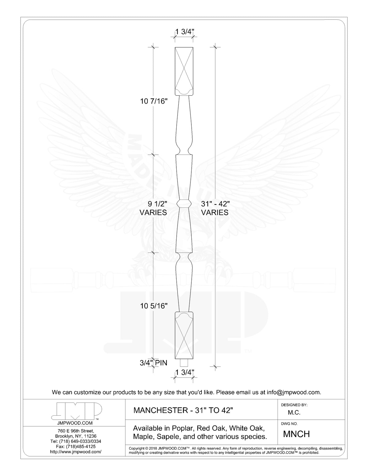 Manchester Baluster