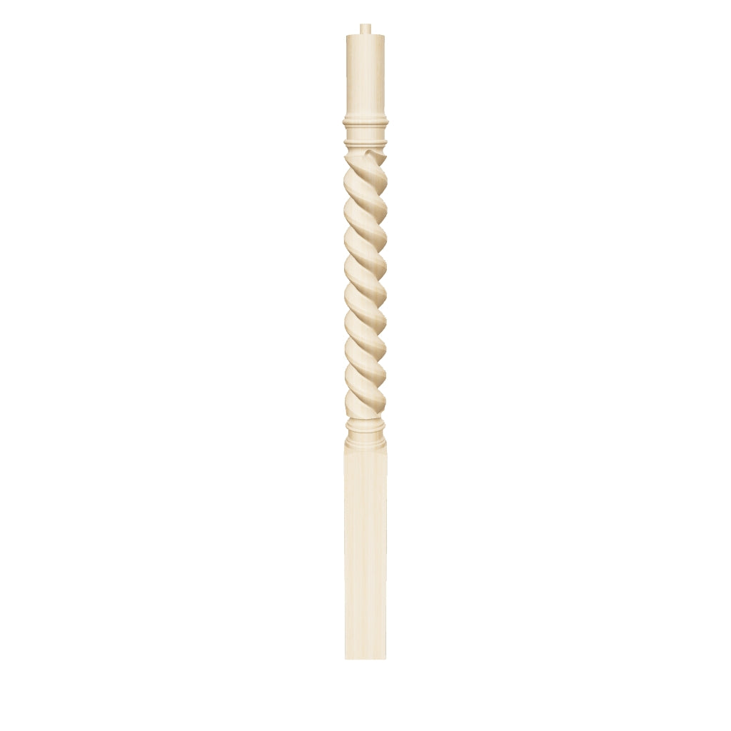 Napoleon Over the Post Newel (Barley Twist)