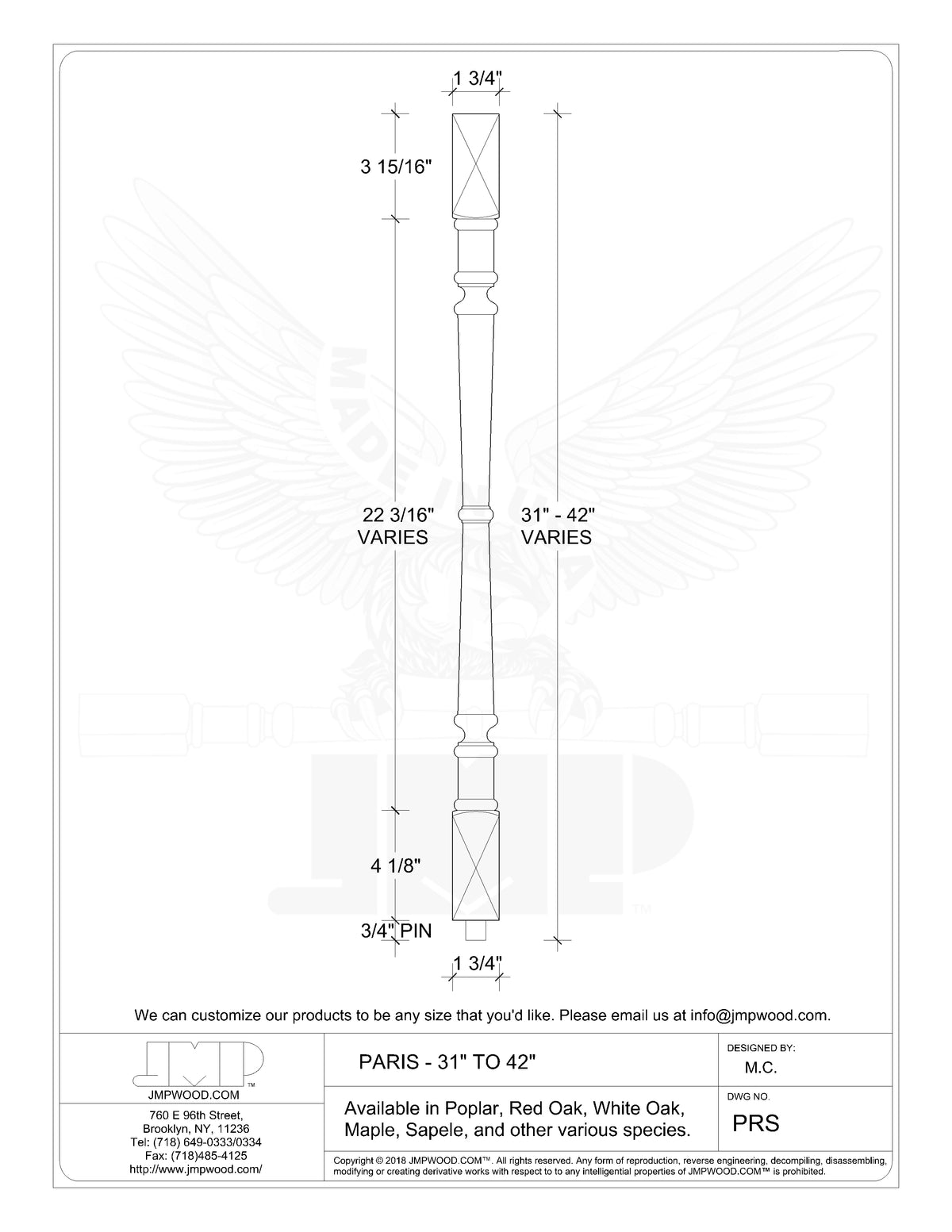 Paris Baluster