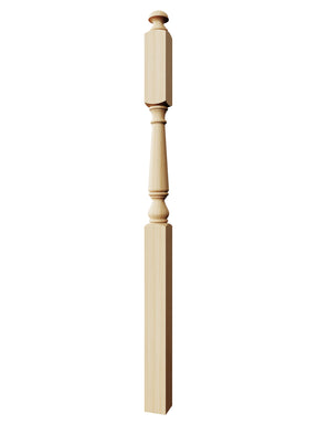 Colonial 4010MT Series Mushroom Top Newel Post (3")