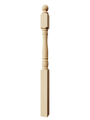Hampton 3500BT Series Ball Top Newel Post (3")