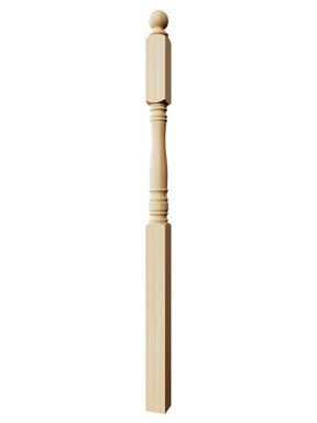 Hampton 3500BT Series Ball Top Newel Post (3")