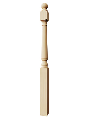 Colonial 4020BT Series Ball Top Newel Post (3-1/2")