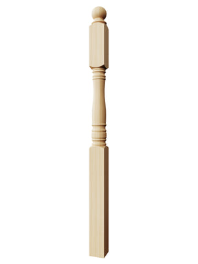 Hampton 4500BT Series Ball Top Newel Post (3-1/2")