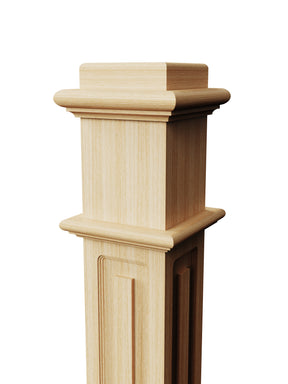 Box Newel 4191RSP - Raised Panel (6-1/4")