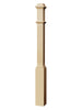 Box Newel 4076F - Fluted With Adjustable Base (5")