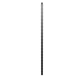 Iron Newel TN33 - 1-3/16" Square - Plain Hammered