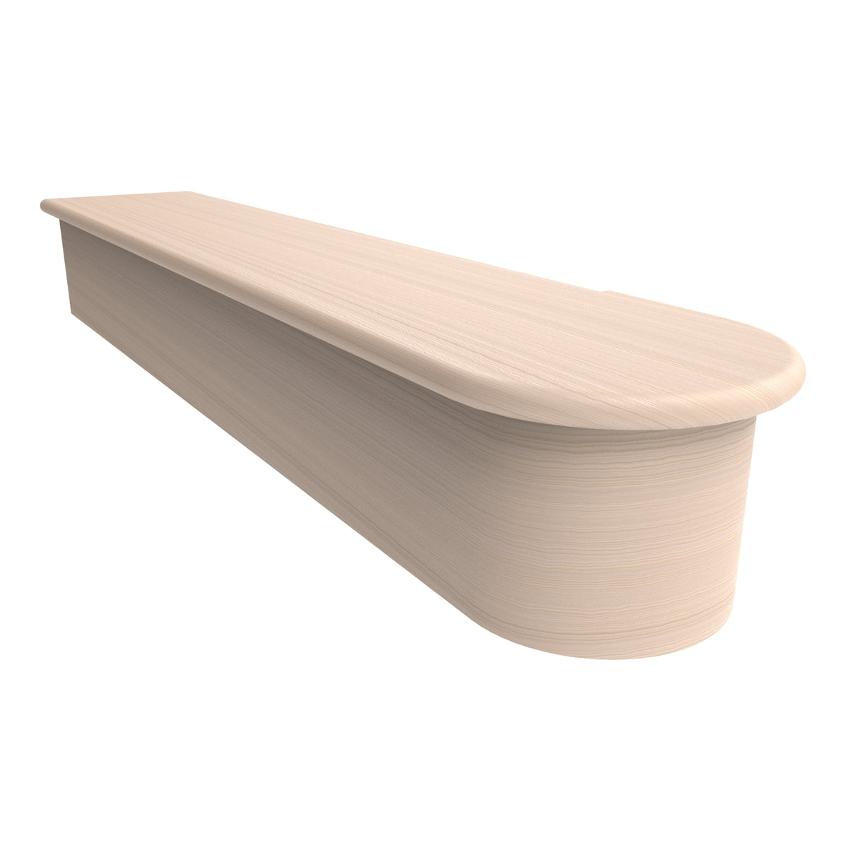 Tread 8110 - Starting Step w/ 1 End Bullnose - Reversible RH/LH