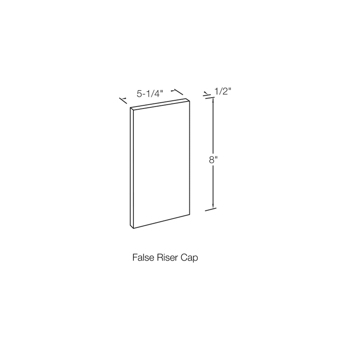 Riser 8176 - False Riser Cap