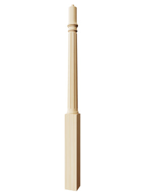 Tropicana Over the Post Newel (Fluted)
