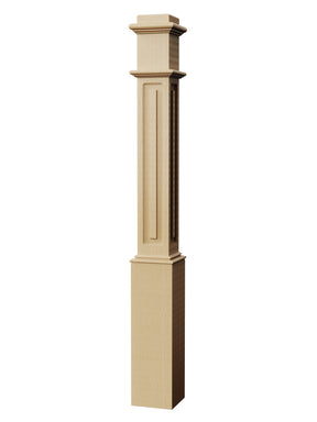 Box Newel 4191RSP - Raised Panel (6-1/4")