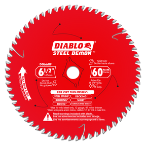 Diablo Steel Demon Carbide-Tipped Saw Blade for Thin Metal