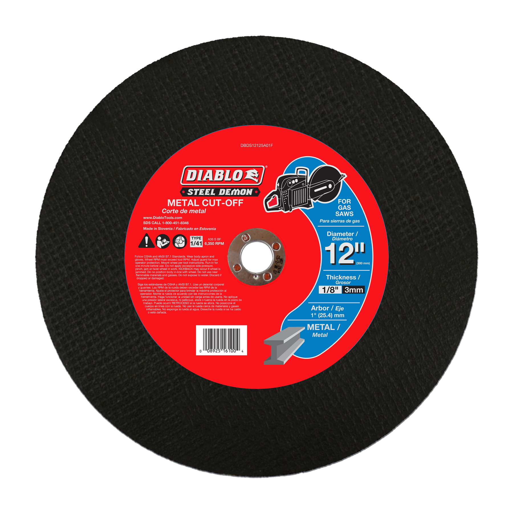 Diablo Steel Demon Metal High Speed Cut Off Disc