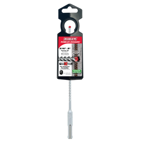 Diablo Rebar Demon™ SDS-Plus 4-Cutter Full Carbide Head Hammer Drill Bit