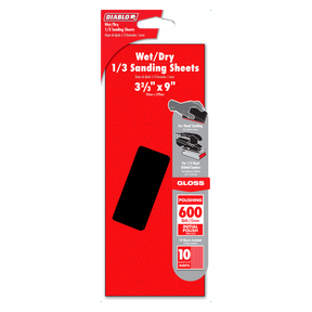 Diablo Wet/Dry 1/3 Sheet (3-2/3 in x 9 in.) Sanding Sheet