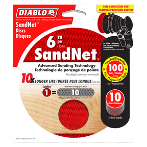 Diablo 6 in. SandNET™ Discs with Connection Pad