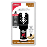 Diablo Starlock Bi-Metal Oscillating Blades for Nail-Embedded Wood
