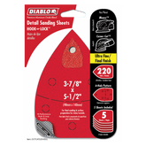 Diablo 3-7/8 in. x 5-1/2 in. CAT/Mouse Hook & Lock™ Detail Sanding Sheets