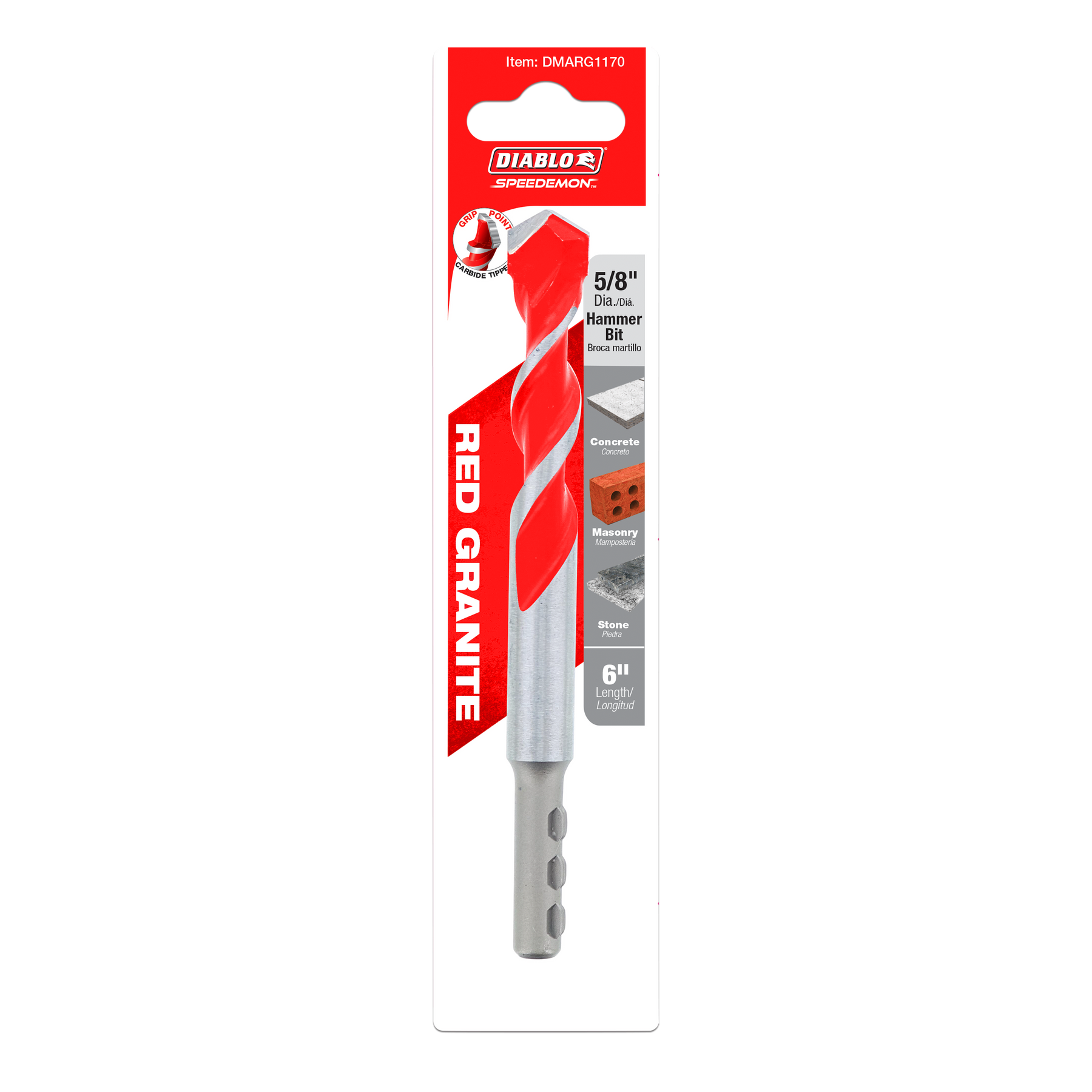 Diablo SPEEDemon™ Red Granite Carbide Tipped Hammer Drill Bit