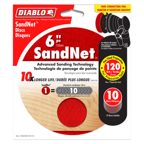 Diablo 6 in. SandNET™ Discs with Connection Pad