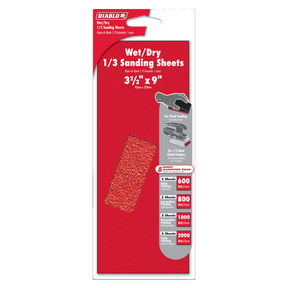Diablo 1/3 Sheet (9 in. x 3-2/3 in.) Sanding Sheet