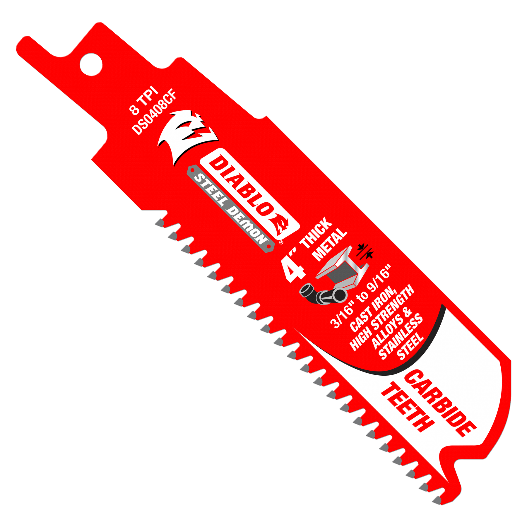 Diablo Steel Demon Carbide Recip Blades for Thick Metal Cutting