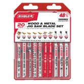 Diablo T-Shank Jig Saw Blade Set for Wood & Metal