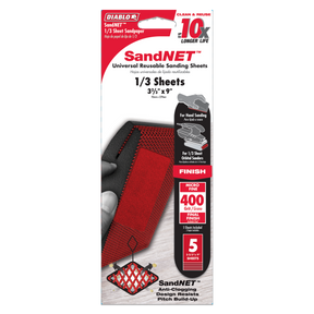 Diablo 1/3 Sheet (9 in. x 3-2/3 in.) SandNET™ Universal Reusable Sanding Sheet