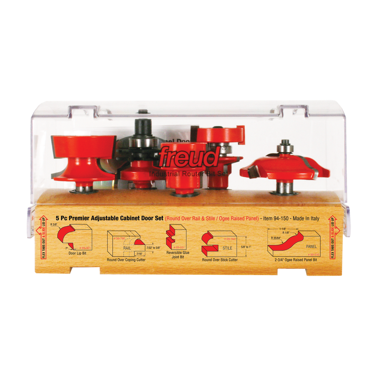 Freud Cabinet Door Making Sets Router Bits