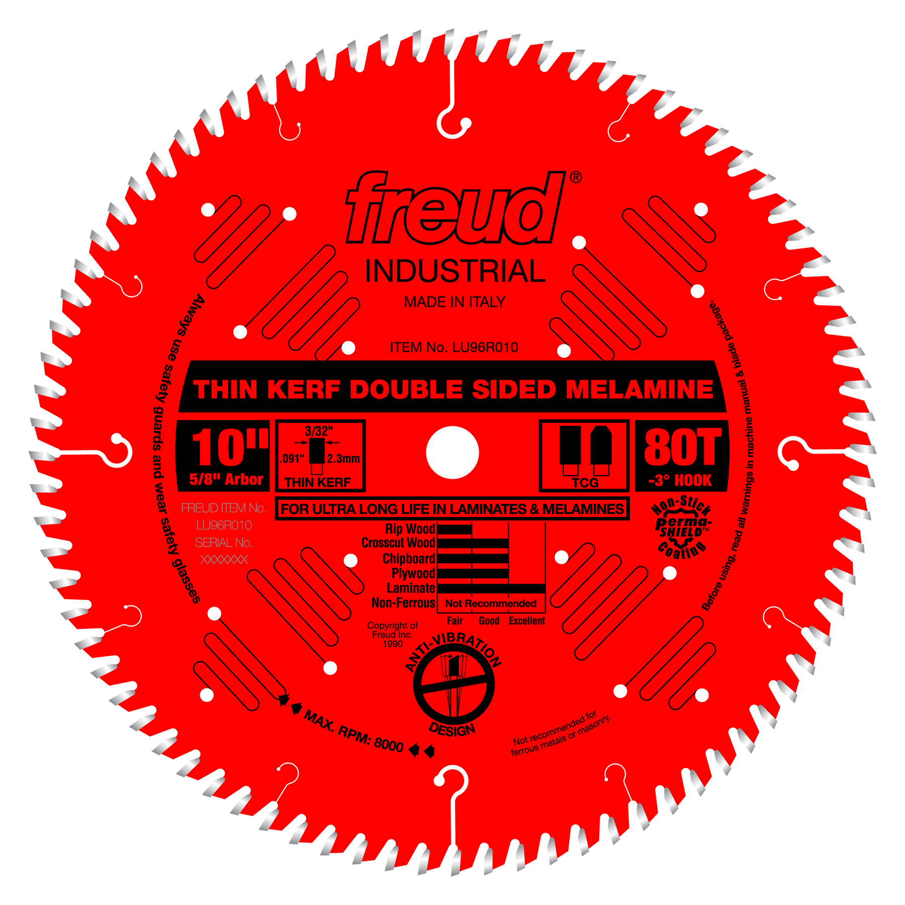 Freud Double Sided Laminate/Melamine Saw Blades