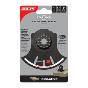 Diablo Bi-Metal Oscillating Blade for Insulation