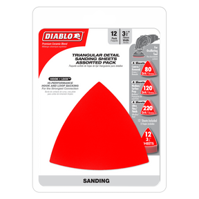 Diablo 3-3/4 in. Oscillating Detail Triangle Sanding Sheets