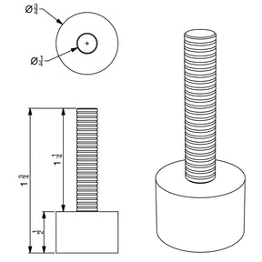EZ Pin Dowels for Balusters