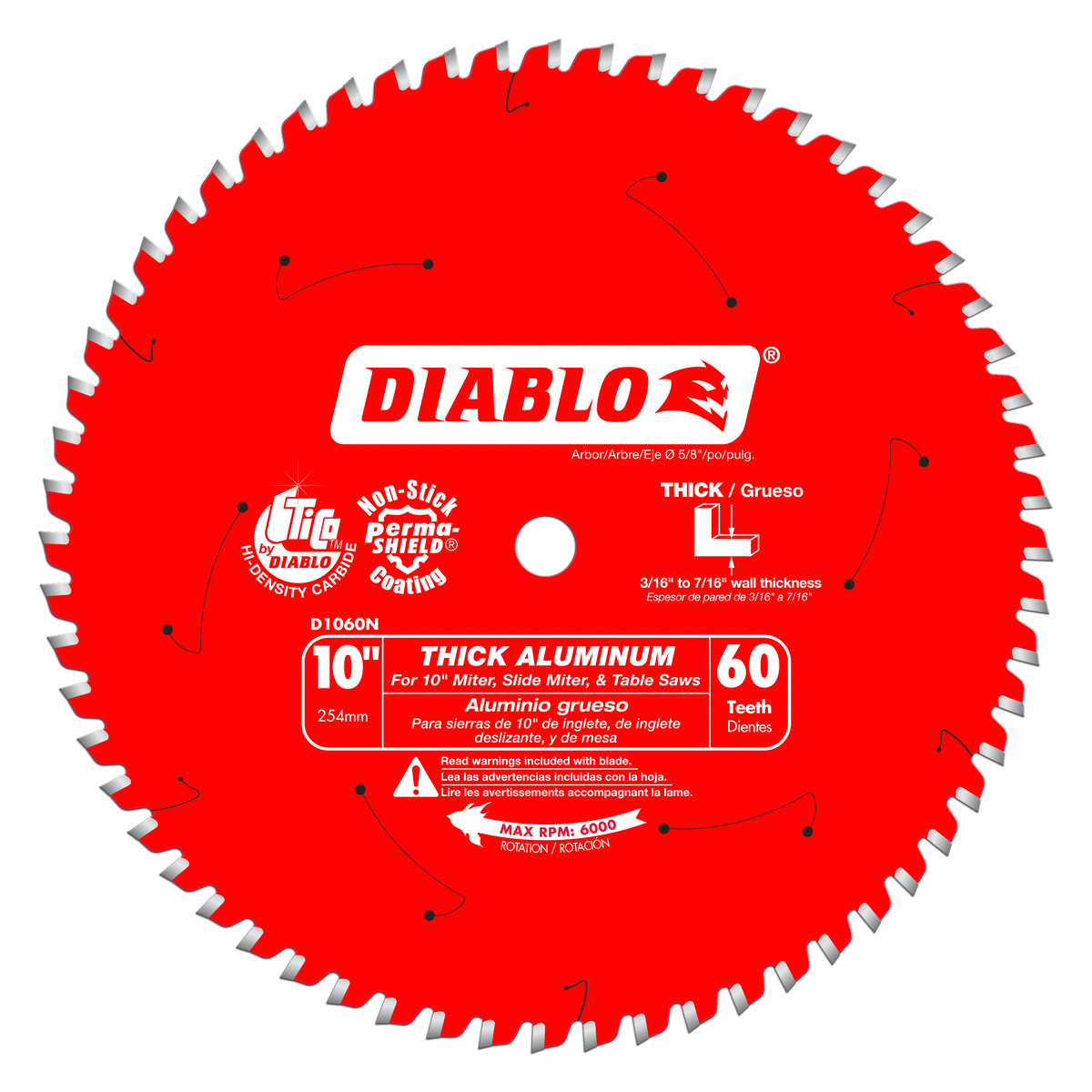 Diablo Thick Aluminum Cutting Saw Blade