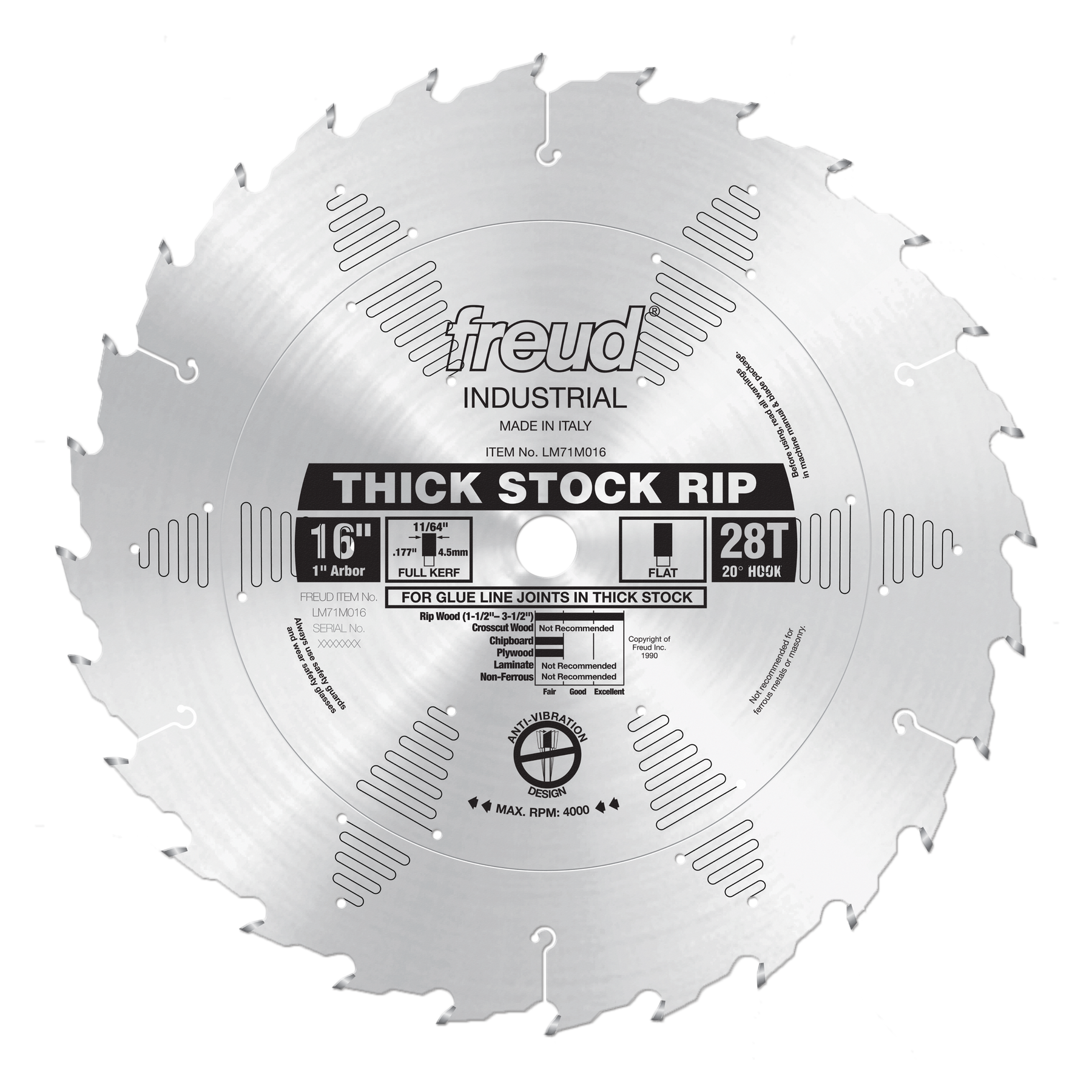 Freud Thick Stock Ripping Saw Blades