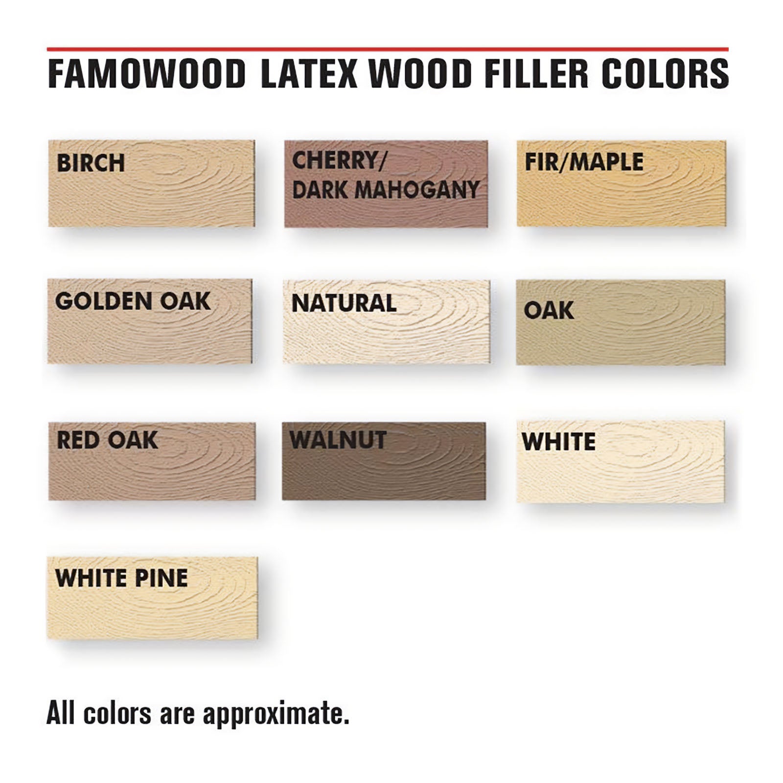 Famowood Latex Wood Filler