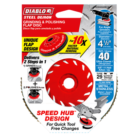 Diablo Steel Demon Corner-Edge Flap Disc