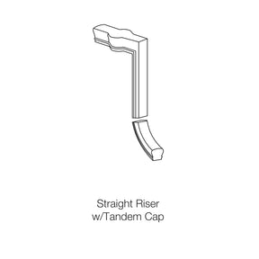 Fitting 88-2 - Straight Riser with Tandem Cap