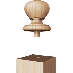 Finial Newel Post Cap FN-0110