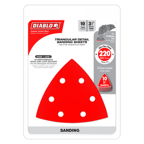 Diablo 3-3/4 in. Oscillating Detail Triangle Sanding Sheets