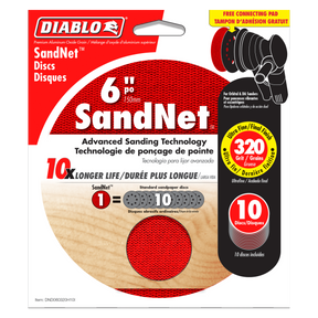 Diablo 6 in. SandNET™ Discs with Connection Pad
