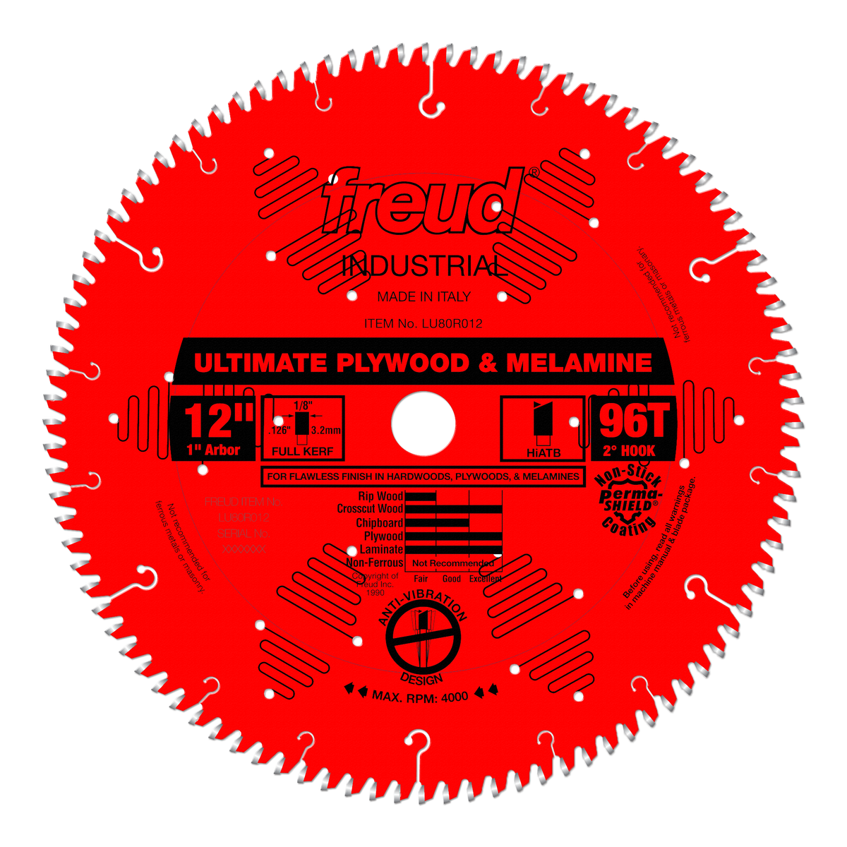 Freud Ultimate Plywood & Melamine Saw Blades