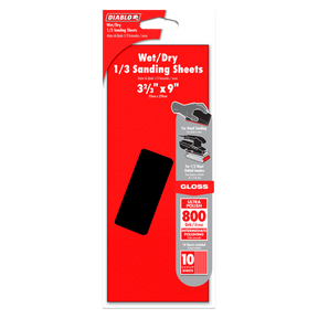 Diablo Wet/Dry 1/3 Sheet (3-2/3 in x 9 in.) Sanding Sheet