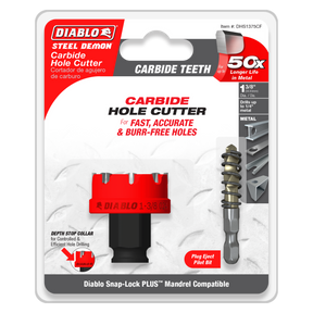 Diablo Steel Demon™ Carbide Teeth Hole Cutter