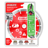 Diablo Diamond Segmented Cut-Off Discs for Masonry